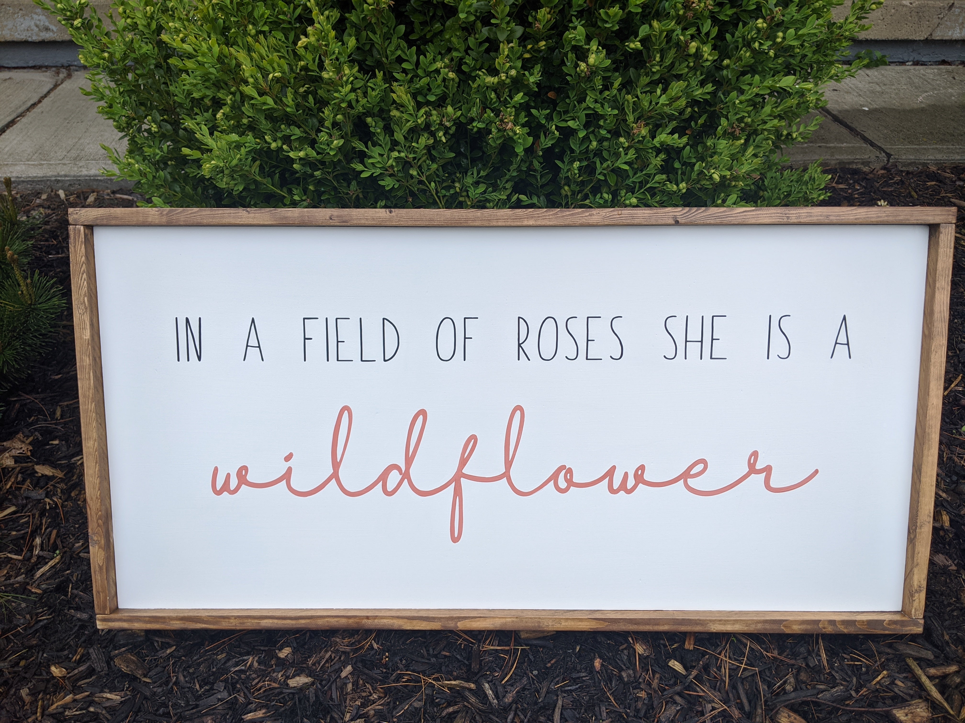 In a Field of Roses She is a Wildflower Graphic by Teebusiness41 · Creative  Fabrica